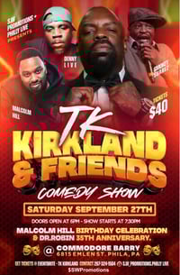 Image 1 of TK Kirkland & Friends Comedy Show 9/27/25