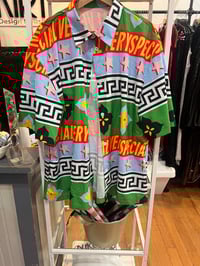 Image 2 of printed oversize shirt