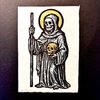Image 1 of St. John of the Dead VERGOLDET // Kunstdruck
