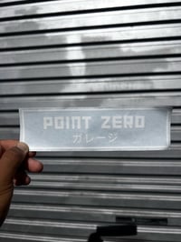 Image 5 of POINT ZERO ガレージ  WHITE VINYL CUT OUT