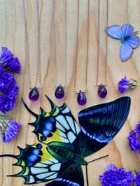 Image 2 of Simple Amethyst Necklace