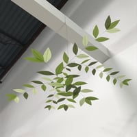 Image 3 of Green Apple Stylized Leaf Mobile