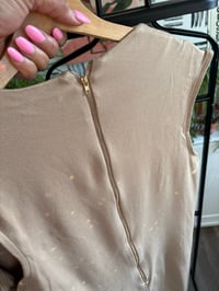 Image 3 of Tan zipper back dress