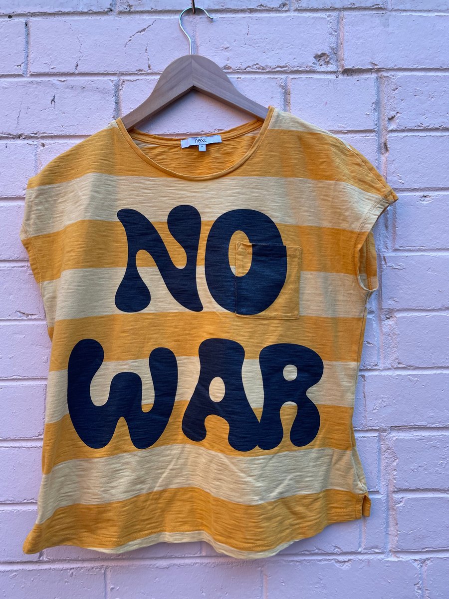 Image of NO WAR Yellow Stripe