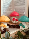 Mushroom Kingdom Soy Wax Pillar Candles 