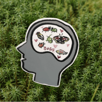 “Bug Brain” sticker 