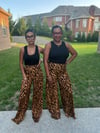 Cheetah girl wide leg pants 