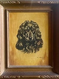 Image 3 of Oil Portrait of a Dog on Canvas