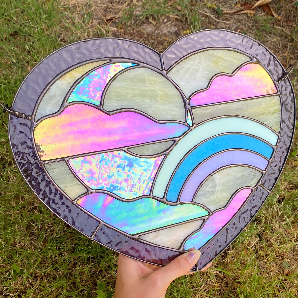 Image of Pastel Dreams Heart Panel