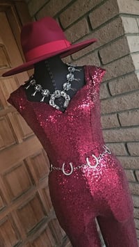 Image 4 of Girl's Night Out Sequins Jumpsuit 