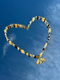 Image 4 of Crystal Moth Necklace