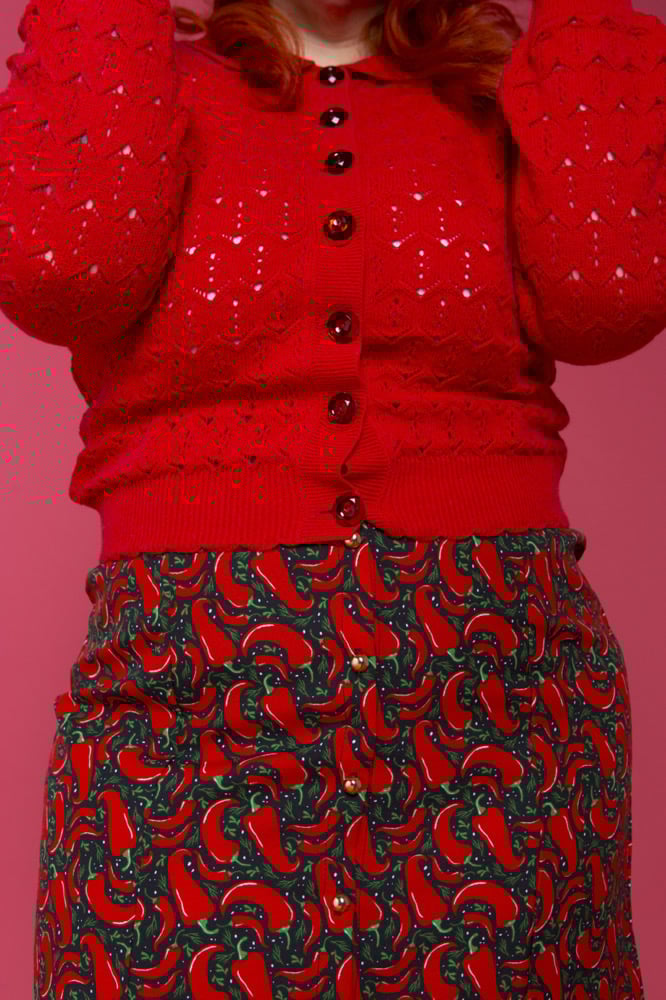 Image of Cardigan Roja