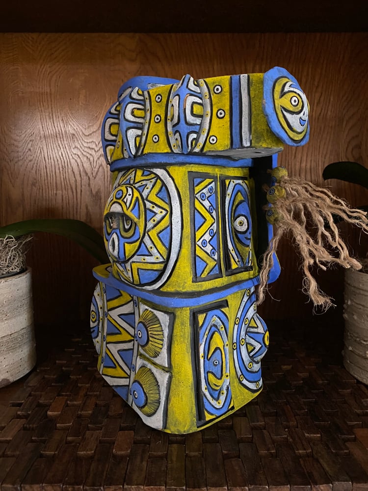 Image of 1/1 Architectural Tiki Town Sculpture 