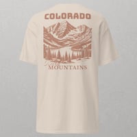 Image 2 of "Colorado Rocky Mountains Adventure" Unisex T-Shirt for Adults