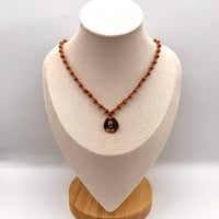 Image 2 of Bronze Cowboy Hat Necklace