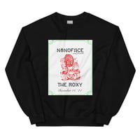 Image 2 of N8NOFACE ROXY SHOW FLYER Unisex Sweatshirt (+ more colors)