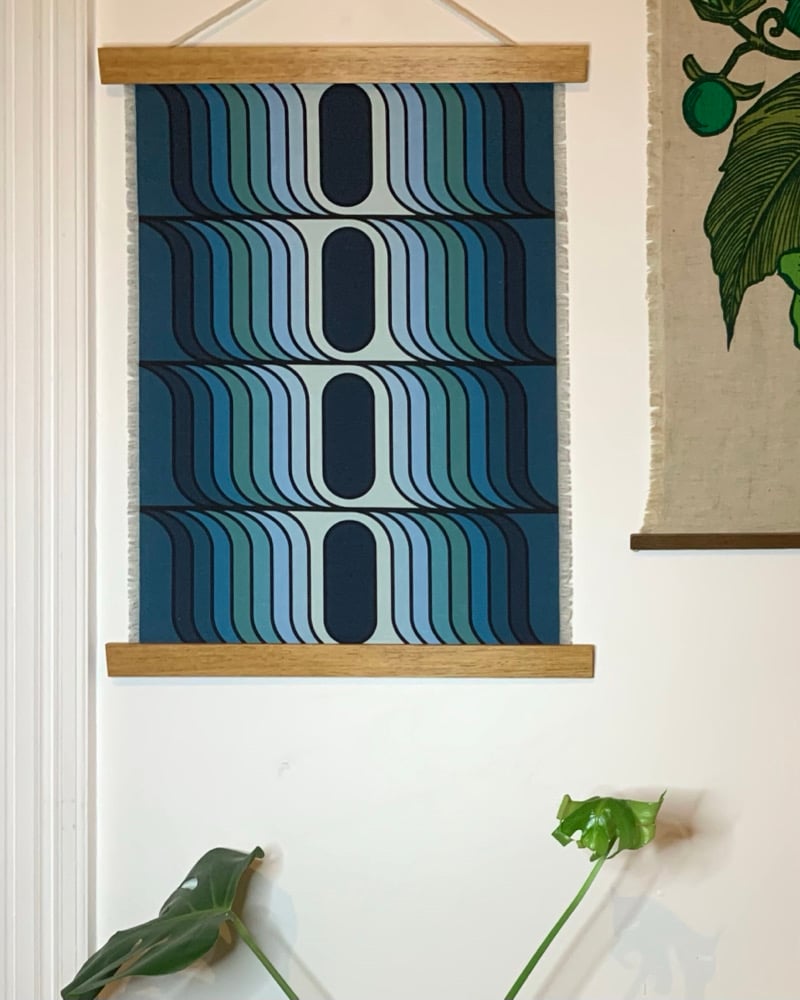 Image of ‘Inner Calm’ wall hanging Vintage Groove retro design