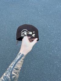 Image 2 of MULTI TONE ANAHEIM ANGELS CUSTOM FITTED CAP