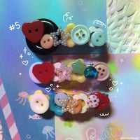 Image 4 of button hairclips 🗝️⋆｡𖦹°‧ ⚉