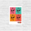 MF DOOM Poster A3 + 10 Free MF DOOM Stickers