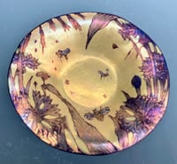 Image 1 of "Cornflowers” satin reduction lustre vase