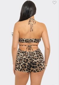 Image 2 of Myrka Cheetha Print Romper