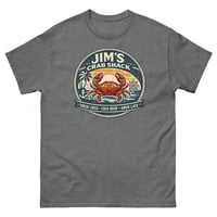 Image 7 of Jim's Crab Shack Unisex T-Shirt Vintage Coastal Seafood Graphic Tee