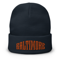 Image 5 of Baltimore Embroidered Beanie
