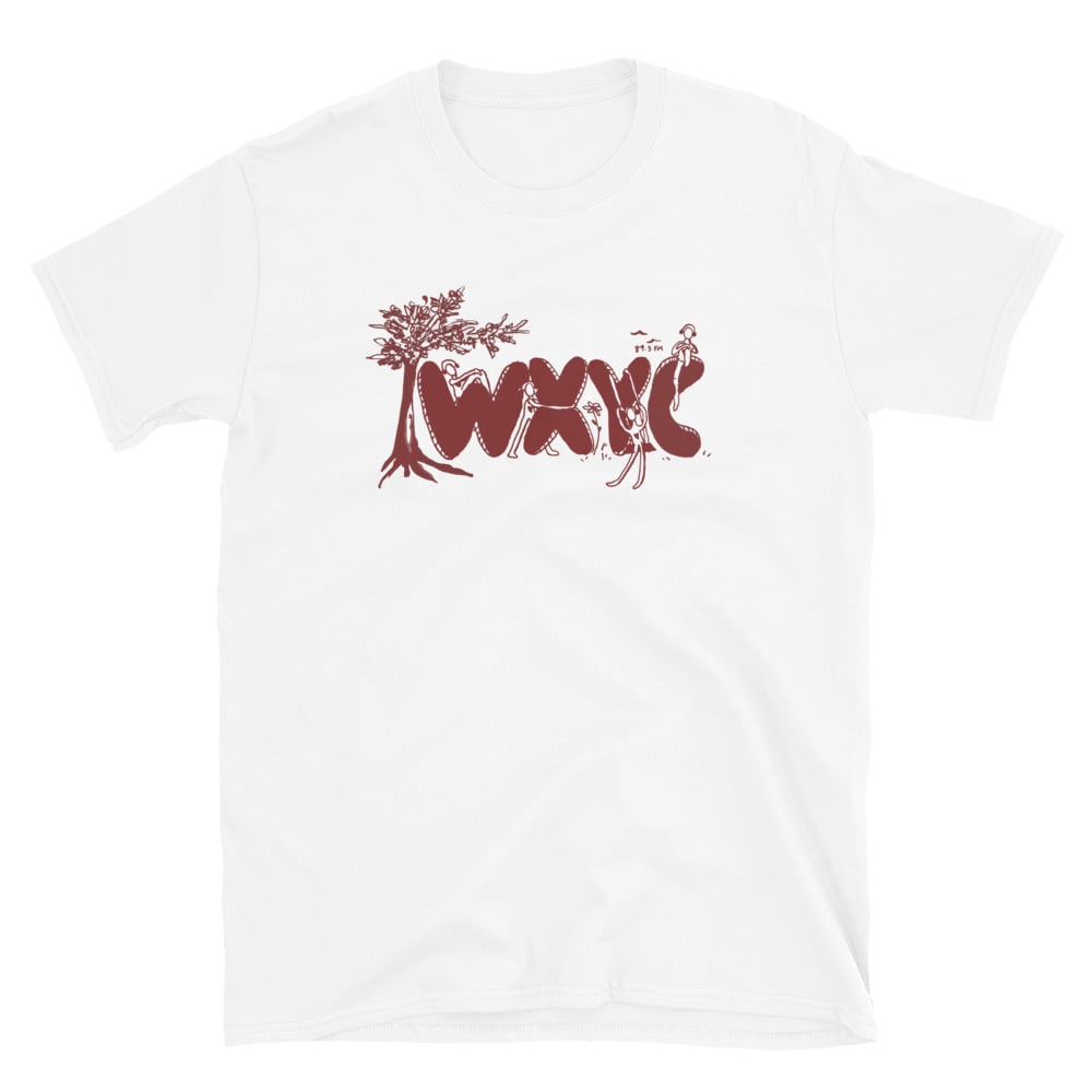 Image of WXYC Shirt - Red Design