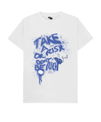 TAKE A RISK GRAFITI - T SHIRT BLUE