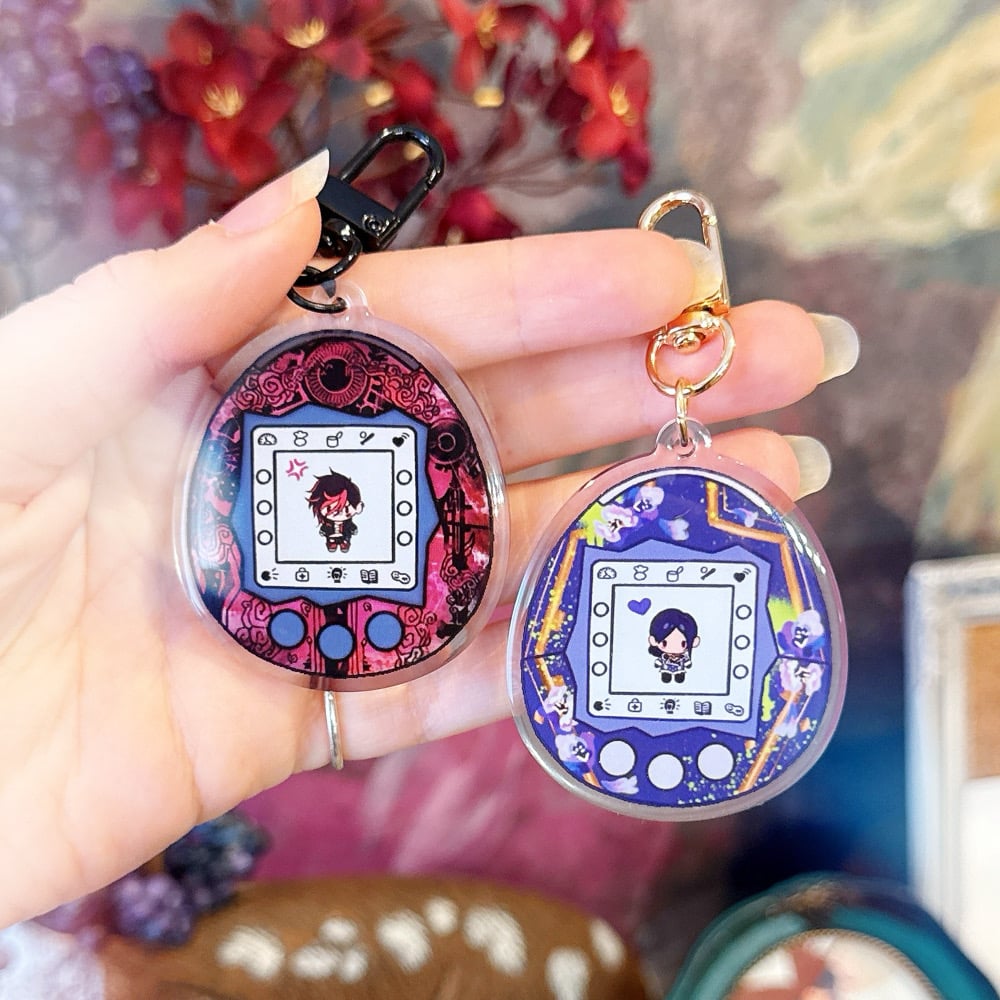 Arcane Tamagotchi Keychains | Moon Rose Cafe