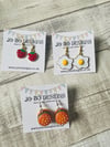 Food quirky earrings
