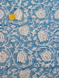 Image 3 of Namaste fabric lotus bleu