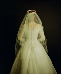 Image 3 of 1950s Tiara & Veil  