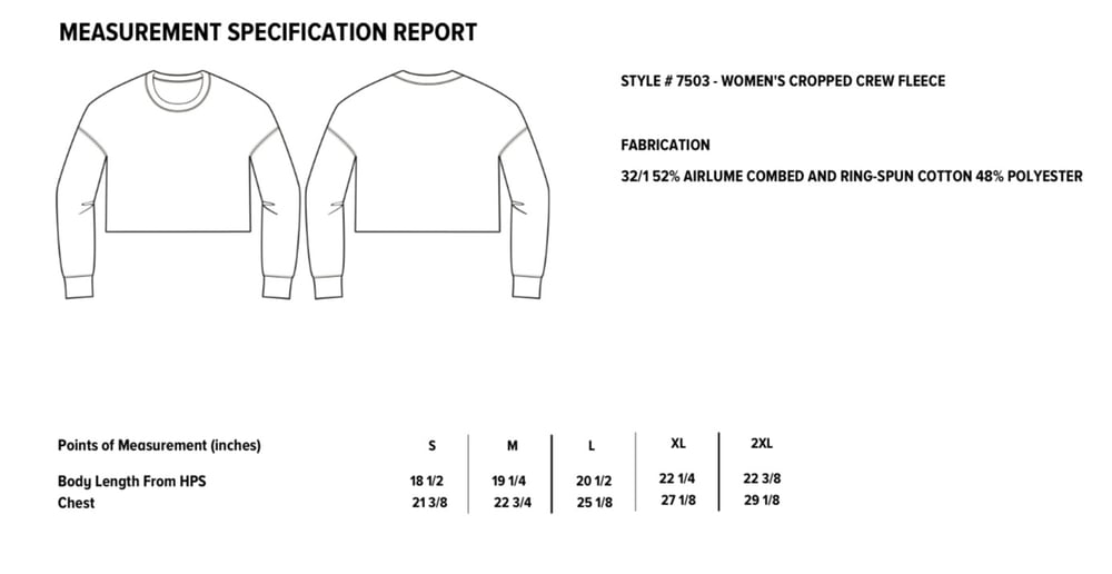 Wavy Cropped Sweatshirt