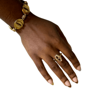 Image 3 of River Wata// Brass Cowrie Ring