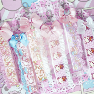 Image of Kawaii Faux Fur Wrist Straps 