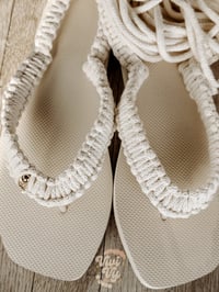 Image 7 of Macrame Gladiator Sandals- Adult