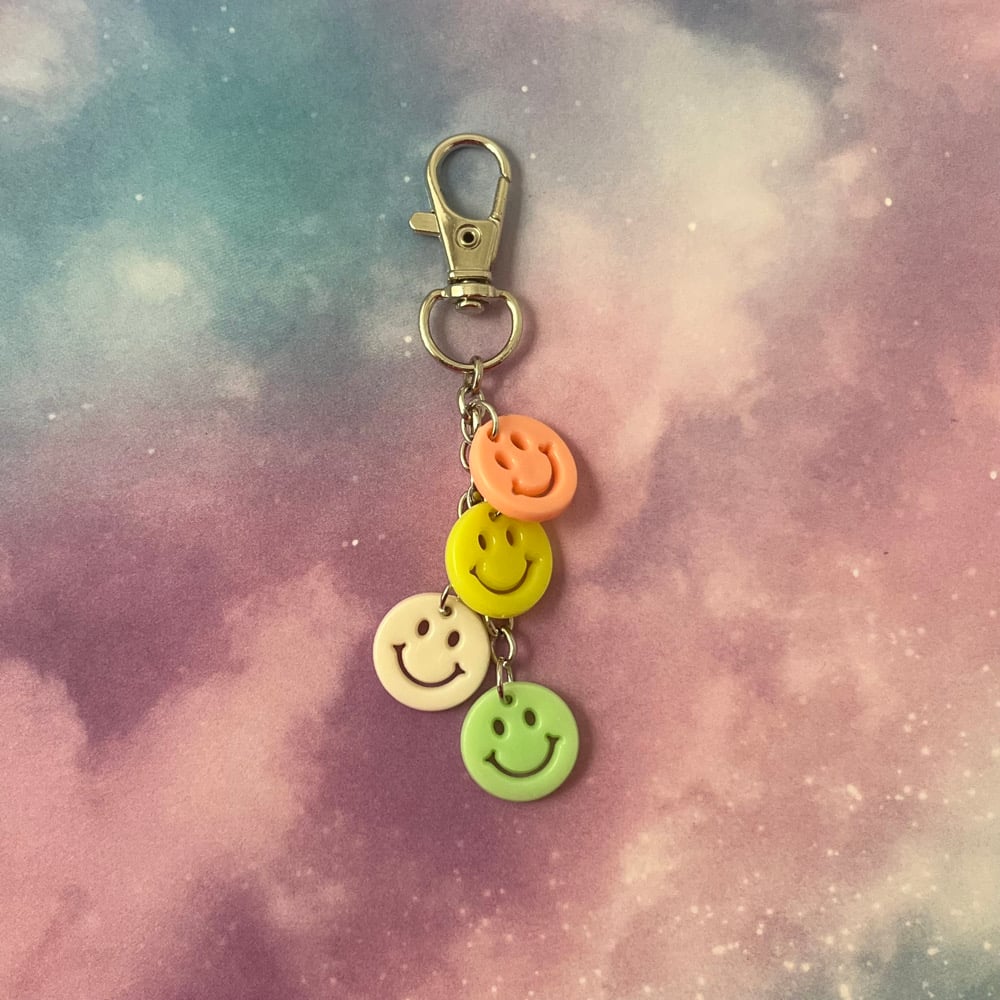Image of Mini Smiley Face Keychain