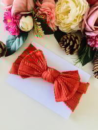 Rust cable headwrap 