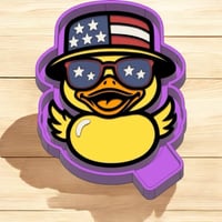 Red White & Duck Freshie Mold