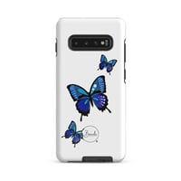 Image 1 of Tough case for Samsung® "Blue Butterfly"