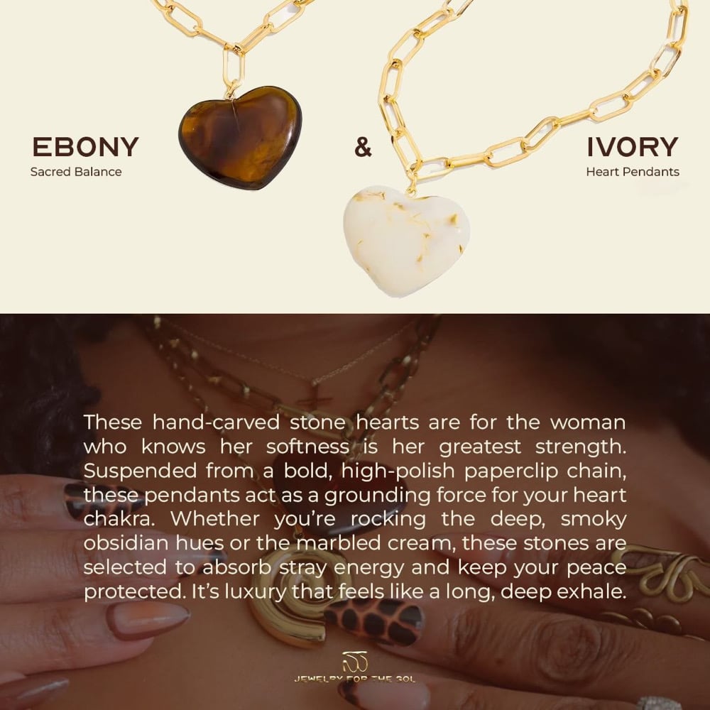 Image of "3D Heart" Necklace 
