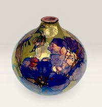 Image 2 of “Cranesbill” reduction lustre vase -1
