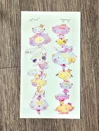 Image 2 of tower sticker sheet