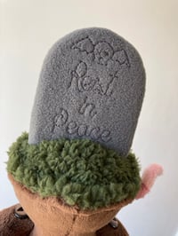 Image 6 of Gravestone with worms Folk Doll