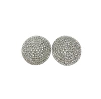 Image 2 of Button earrings