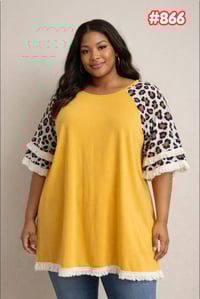 Image 5 of New 1X Alyxa Flare Sleeve top #866*10