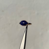 Image 2 of 14k GOLD + LAPIS RING 