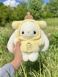 Yellow Puppy Hoodie Bunny